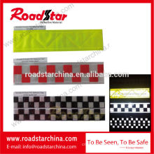 High visibility reflective prismatic tape
